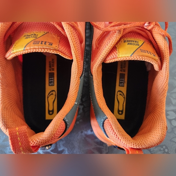 5:11 Recon Trainer Shoes Womens Size 8.5 Scope Orange - Picture 11 of 13